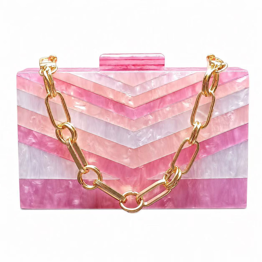 Stylische Acryl-Clutch