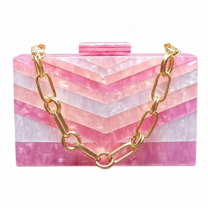 Stylische Acryl-Clutch