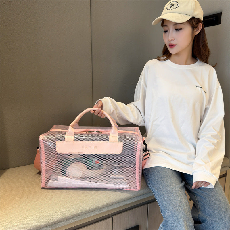 Stylische Mesh Reise Duffel Tasche Karnz
