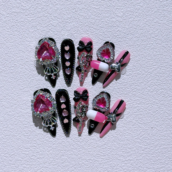Glamouröse Nagelkunst Verlängerungen