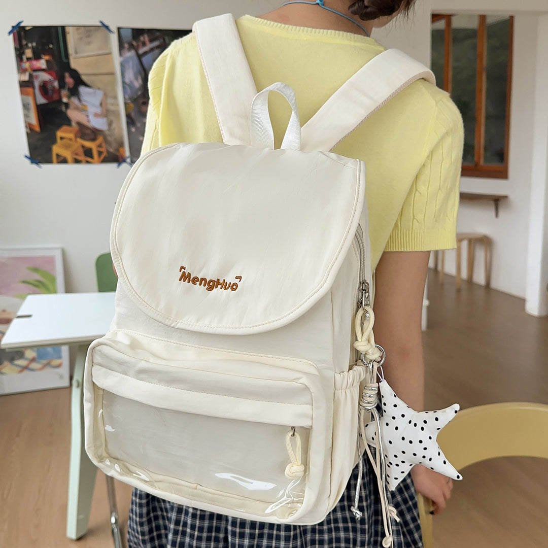 Stylische transparente Utility-Rucksack Karnz