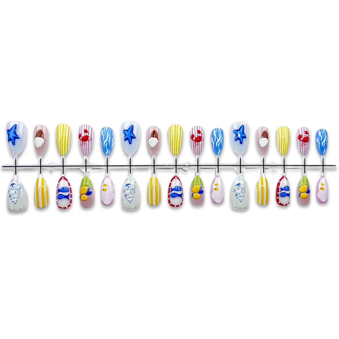 Künstlerisches Nagelkunst Druck-Set 1790745745