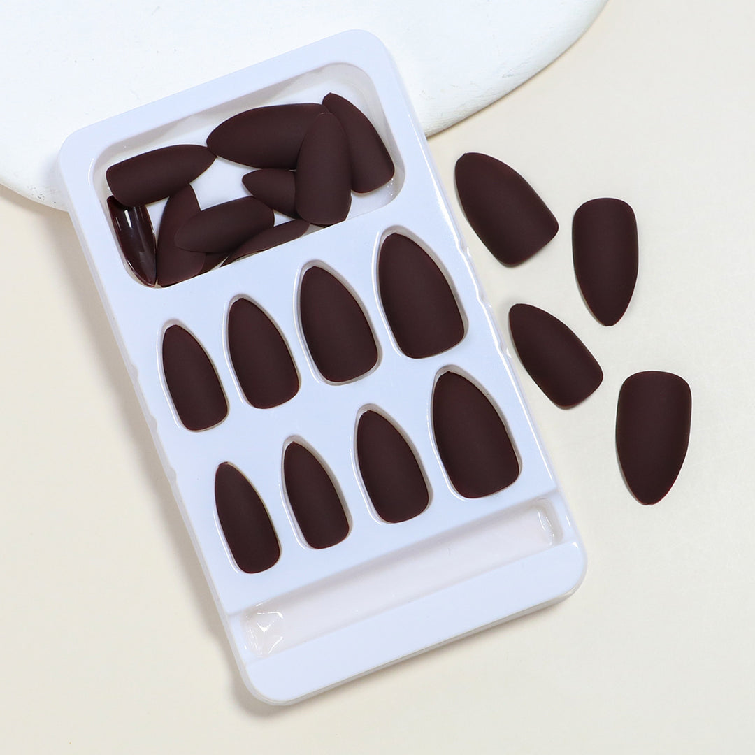 Matte Finish Press-On Nagel Extensions Karnz