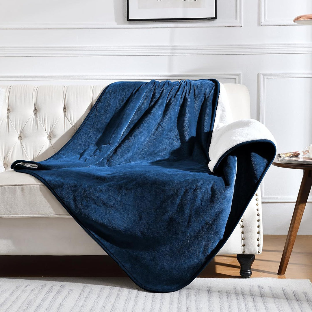 Ultra-Plush Sherpa gefütterte Decke Karnz