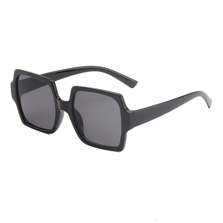 Damen stilvolle oversized Sonnenbrille mit elegantem Leoprint Karnz