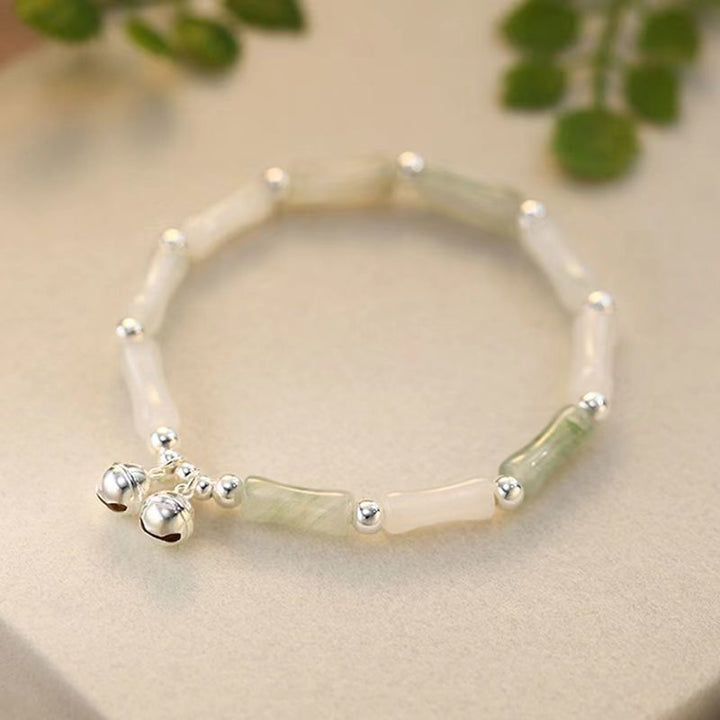 Elegante Silber- und Edelsteinarmband Karnz