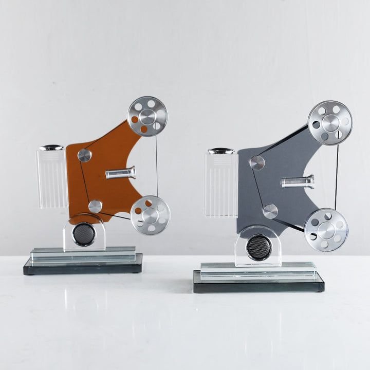 Dekorative Vintage Filmprojektor Skulptur