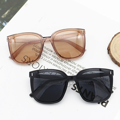 Damen Modische Oversized-Sonnenbrille mit durchgehendem Rahmen Karnz