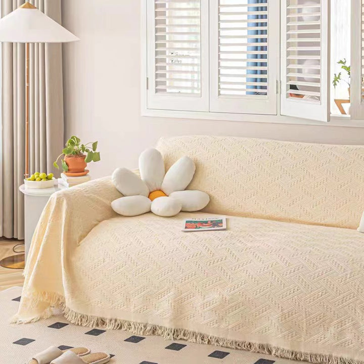 Elegante Gewebte Wurfdecke