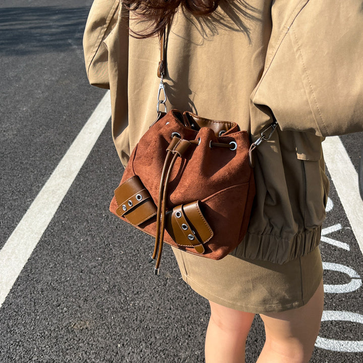 Suede Bucket Bag Karnz
