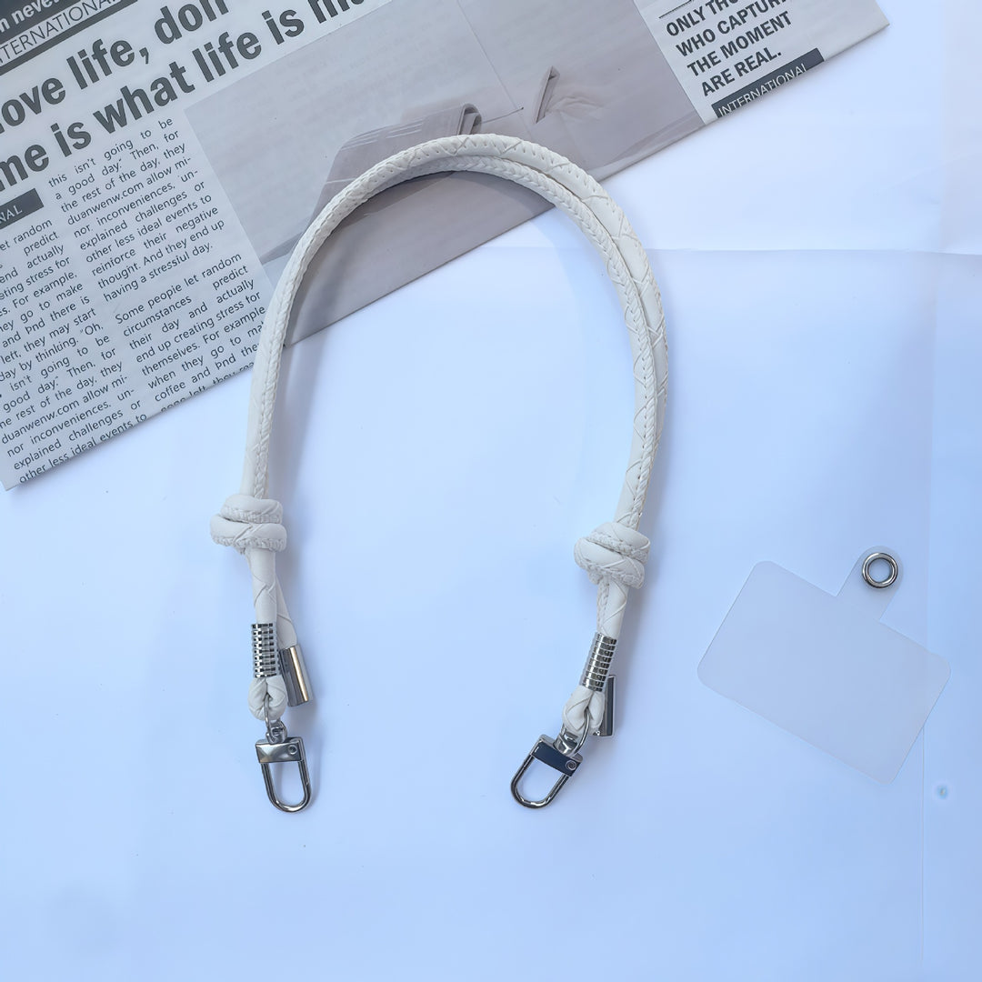 Premium geflochtener Lanyard mit ID-Halter Karnz