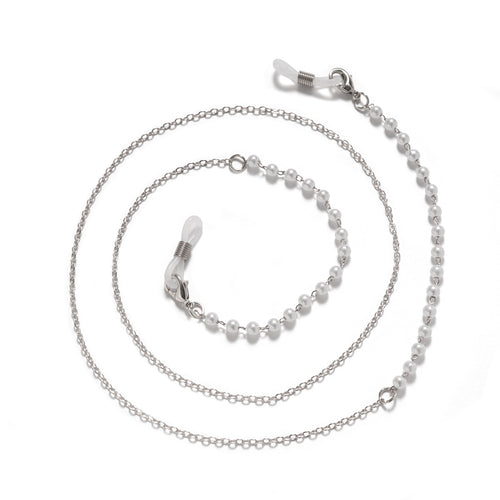 Elegante Kunstperlen Brillen Kette Karnz