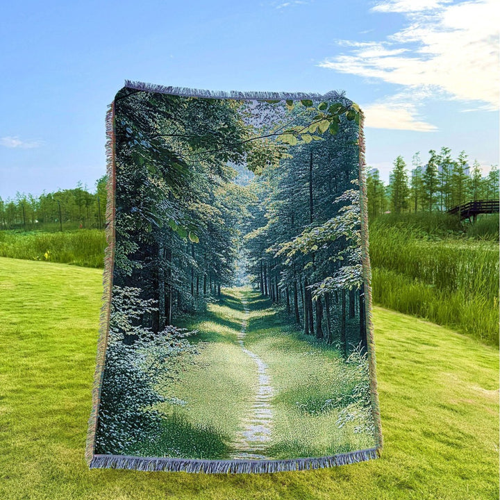 Szenische Natur-Themen Gewebte Wurfdecke