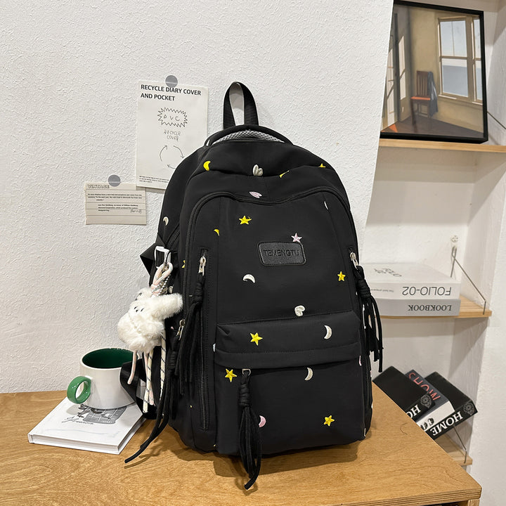 Stylischer Bestickter täglicher Rucksack Karnz