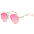 Damen Oversized Sonnenbrille mit modischem Kettenrahmen Karnz