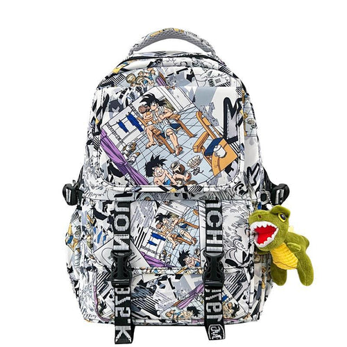 Grafikroman-inspirierter Rucksack
