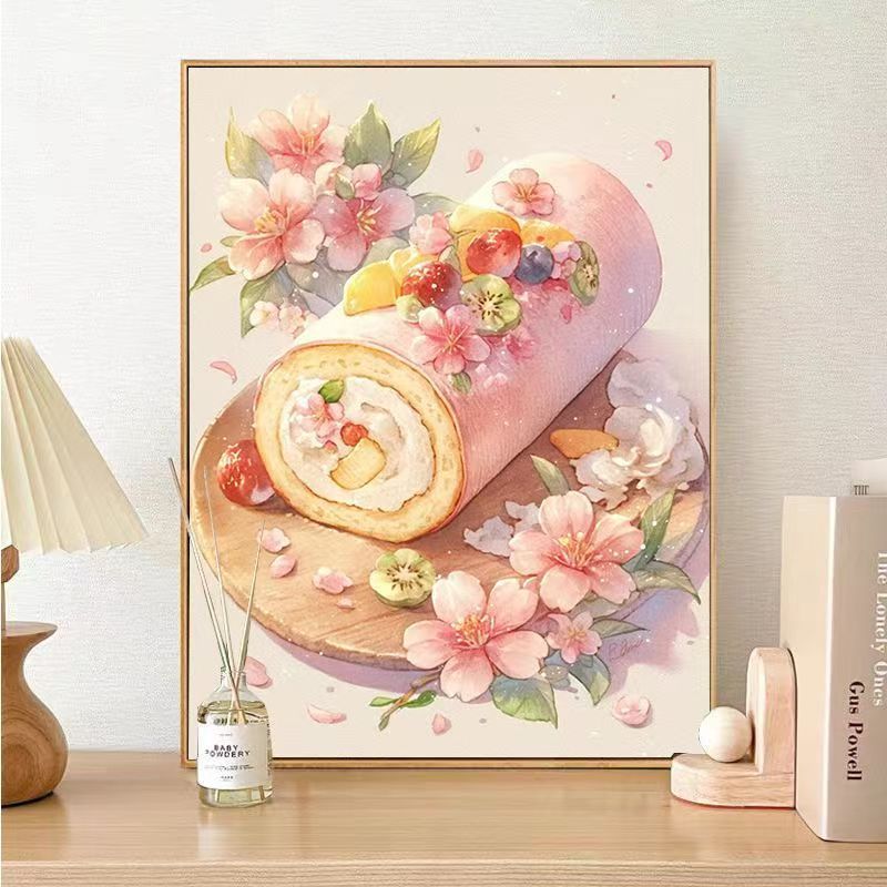 Gourmet Dessert-Themen Leinwand Wandkunst Karnz