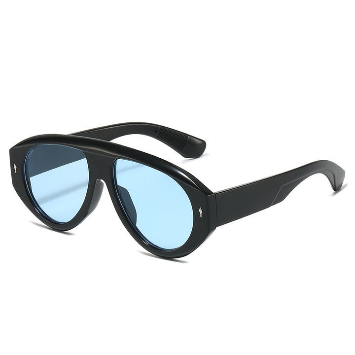 Modische skulpturale Sonnenbrille Karnz