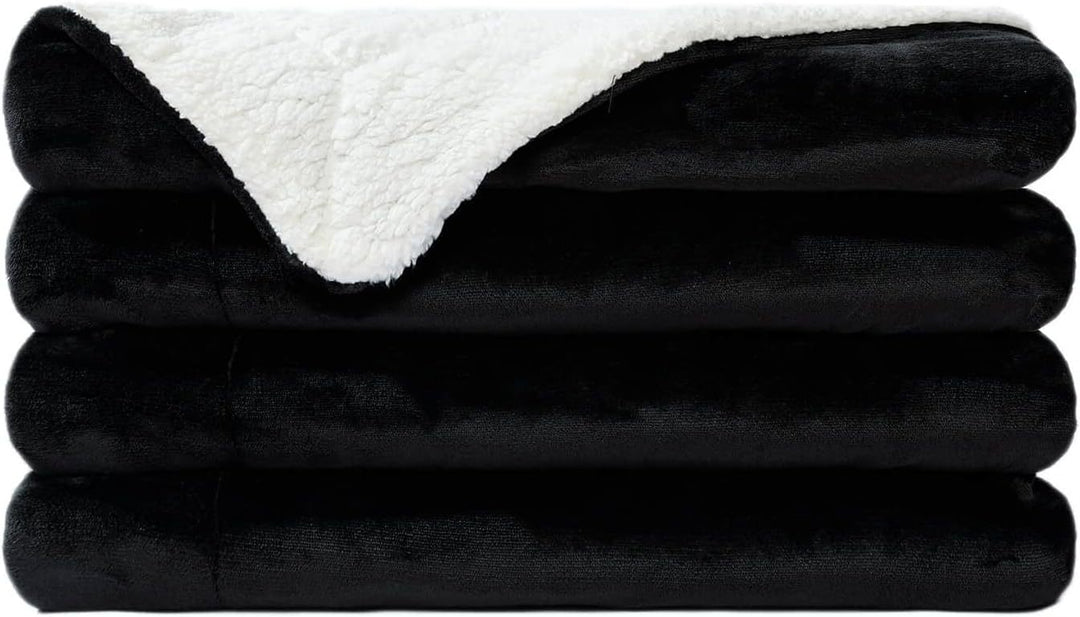Ultra-Plush Sherpa gefütterte Decke Karnz