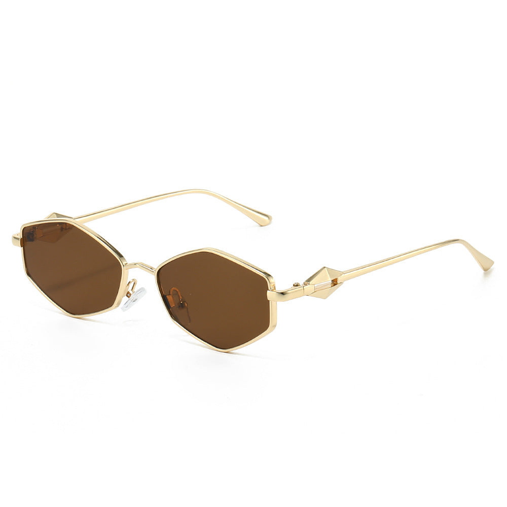 Chic geometrische Rahmen Sonnenbrillen Karnz