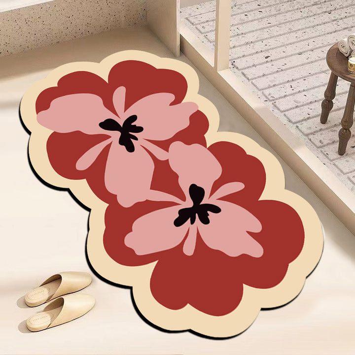 Dekorative blumenförmige Fußmatte Karnz