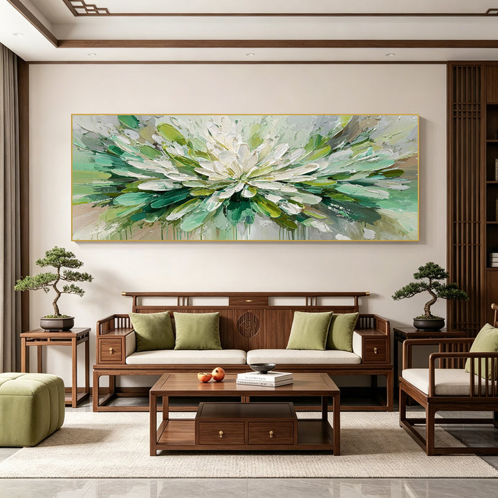 Künstlerische Florale Leinwand Wanddekoration