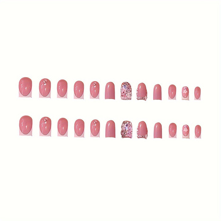 Dekoratives Strass-Nagelkunst-Set Karnz