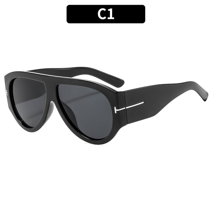 Fette Winkelform Cat-Eye Sonnenbrille