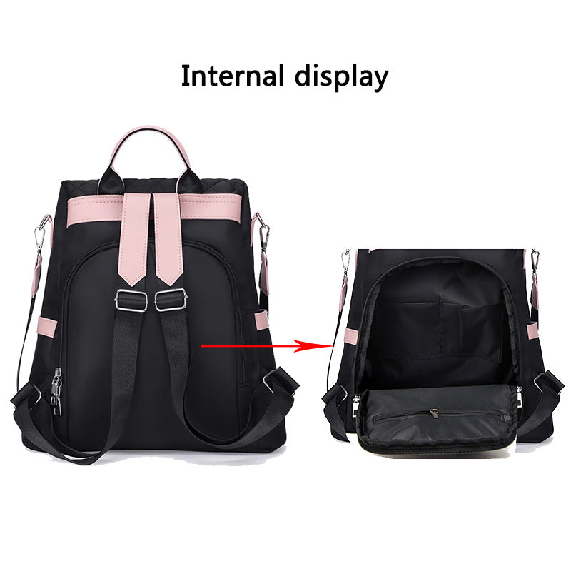 Strukturierter gesteppter Rucksack Karnz