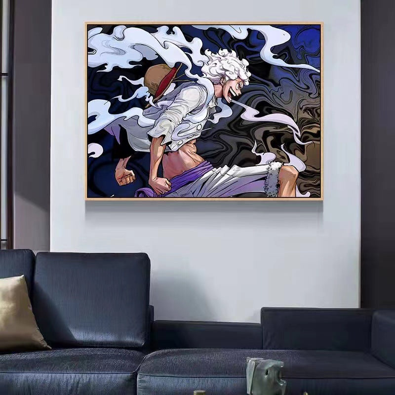 Anime-inspirierter Charakter Kunstdruck Karnz