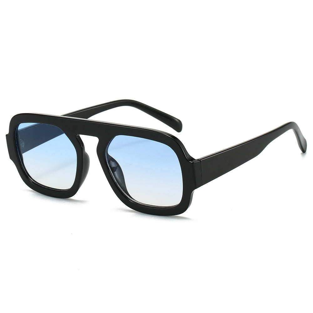 Oversized geometrische Linsen Sonnenbrille Karnz