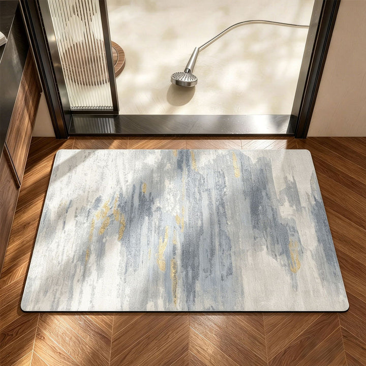 Florales Design Absorbierende Badezimmermatte Karnz