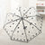 Damen Faltbarer Regenschirm mit transparentem Design und Tiermotiven Karnz