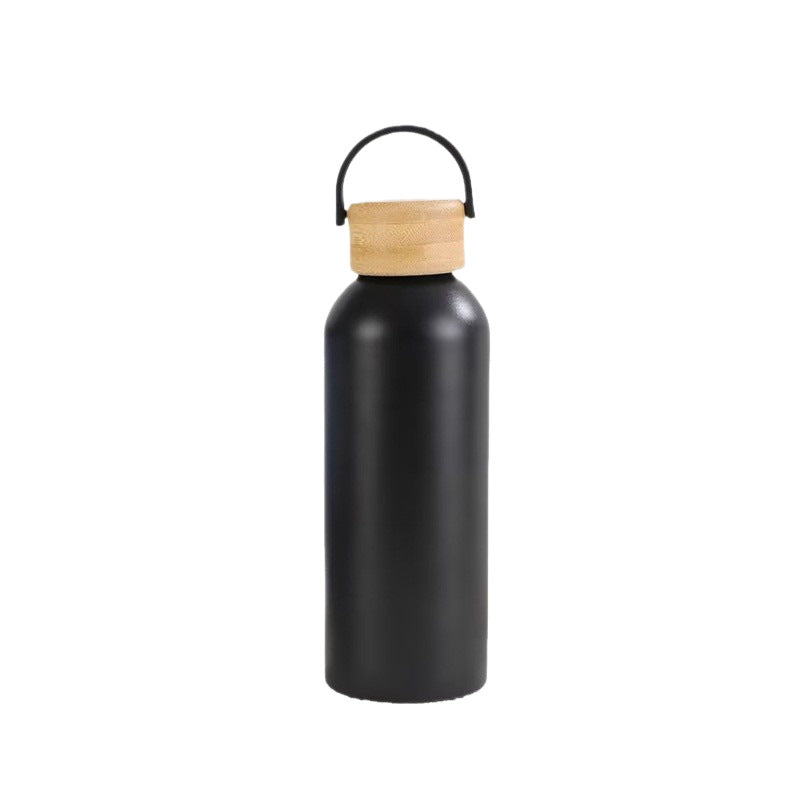 Damen elegante und praktische Isolierflasche mit Bambusdeckel Karnz