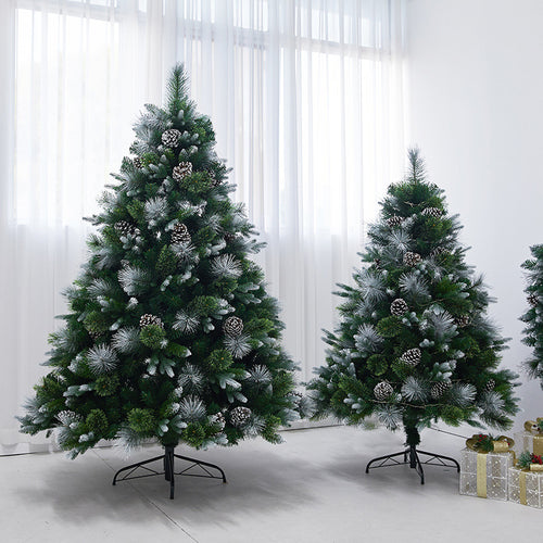 Verstellbarer Schnee-besetzter Weihnachtsbaum