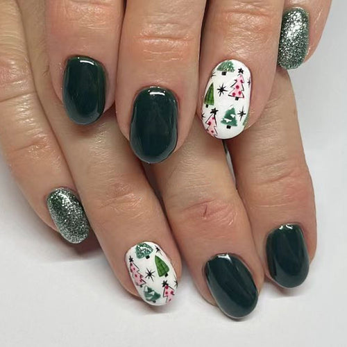 Festliche urlaubsähnliche Nagelkunst Karnz
