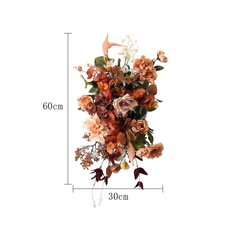 Elegante dekorative künstliche Blumen Wand dekorationsarrangement
