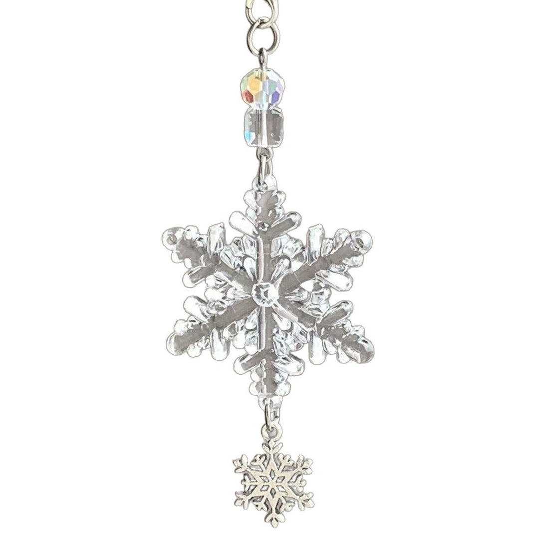 Schneeflocken Charm Schlüsselanhänger Karnz