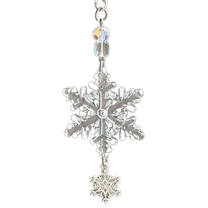 Schneeflocken Charm Schlüsselanhänger Karnz