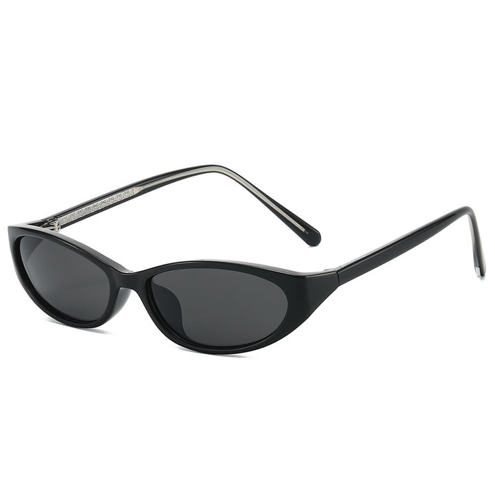 Cat-Eye-Fashion-Sonnenbrille mit dekorativen Akzenten Karnz