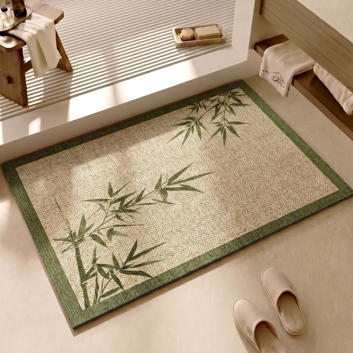 Dekorative florale Muster Badematte