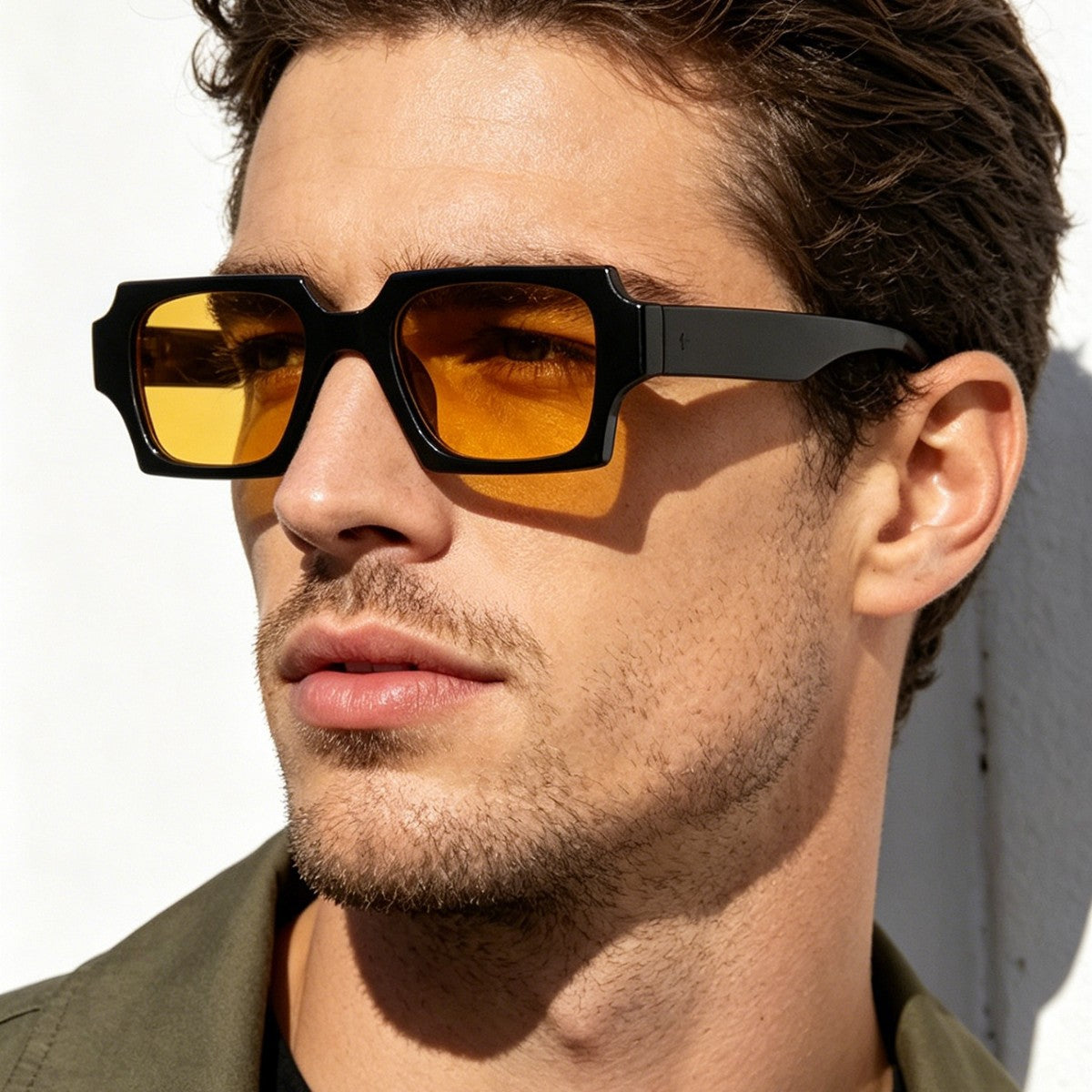 Damen Sonnenbrille im modernen Quadrat-Design Karnz