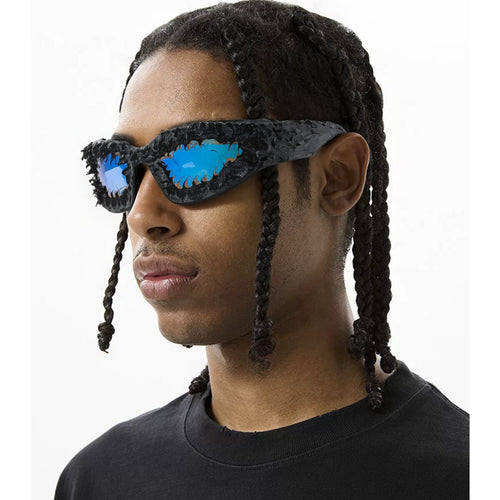 Damen einzigartige Sportsonnenbrille im futuristischen Design Karnz