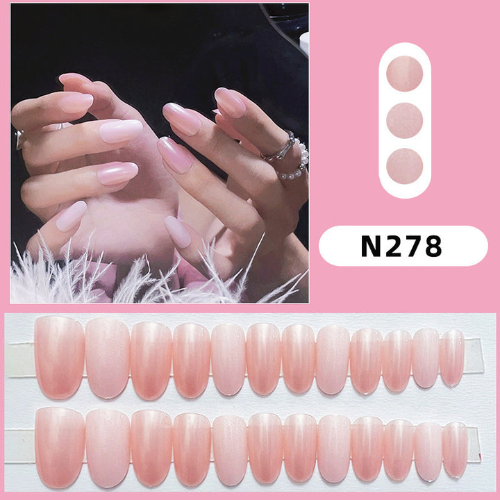 Abstraktes Blumen Presse-On Nagelset