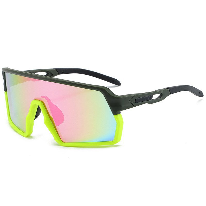 Damen Sportliche Rennbrille mit innovativem Rahmen und hochreflektierenden Gläsern Karnz