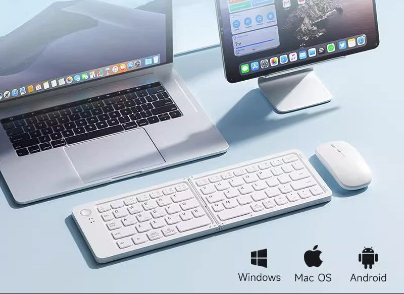 Faltbare Bluetooth-Tastatur und Maus Combo Karnz