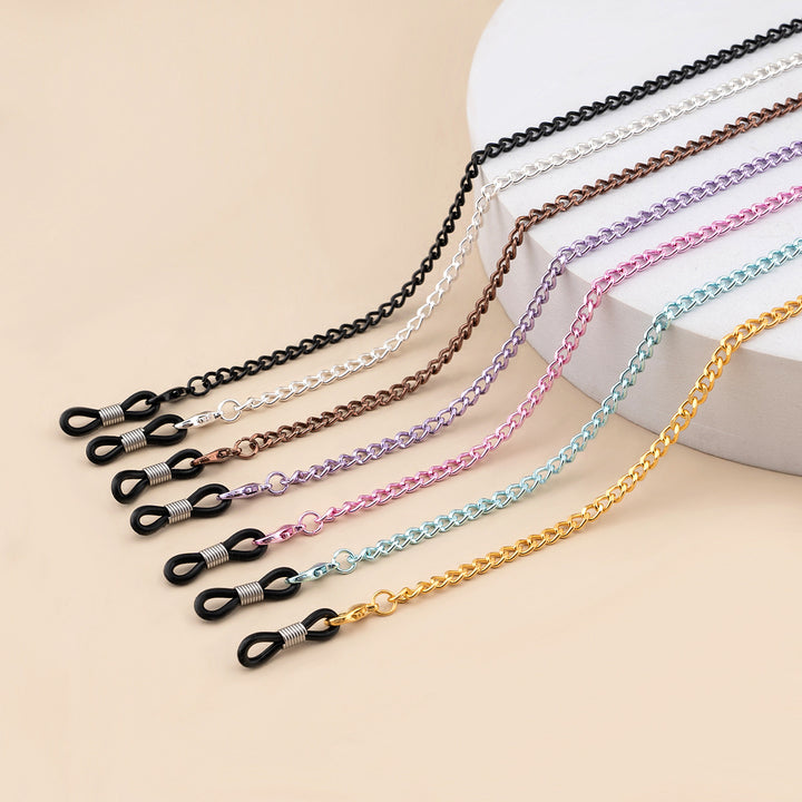 Stylische Metall Augenweide Kette Karnz