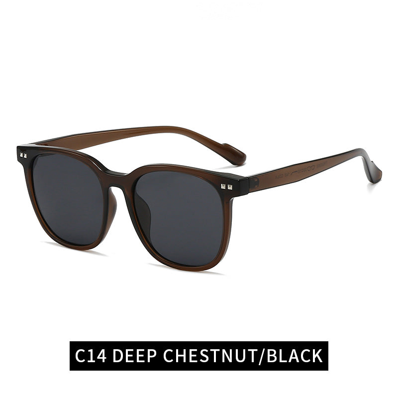 Damen zeitlose Sonnenbrille im modernen Rechteckdesign Karnz