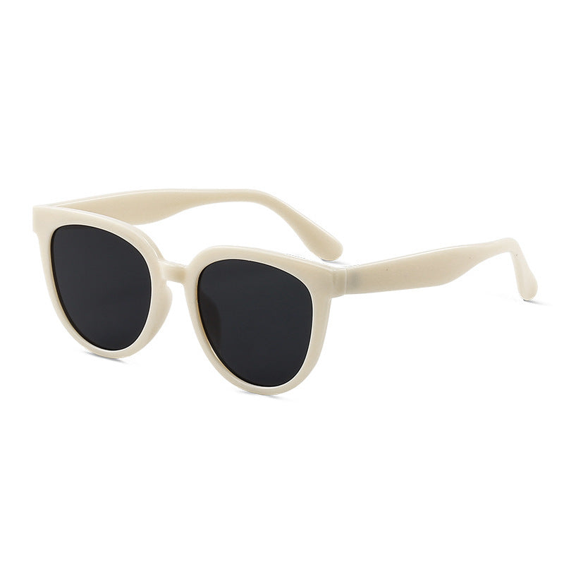 Vintage-inspirierte Schild-Sonnenbrille
