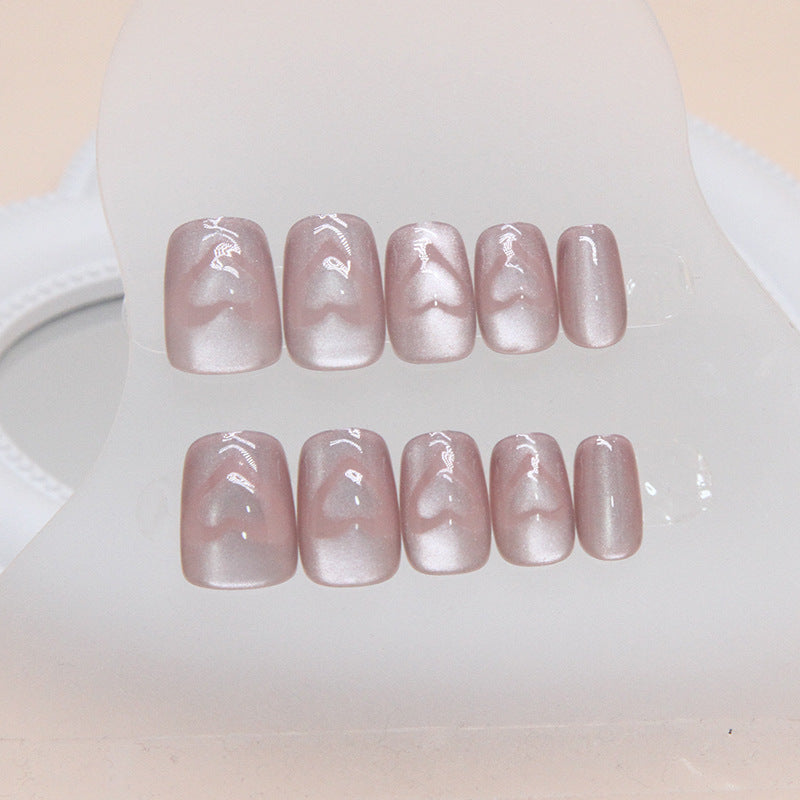 Herz-verzierte Gradient-Nagelkunst-Kit Karnz